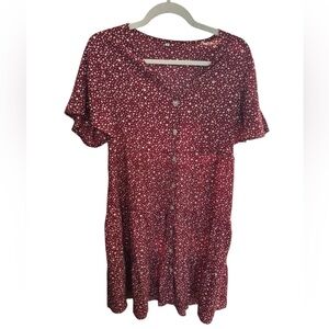 Cheetah Button Dress